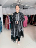 BLACK WOOLEN FULLY KASHMIRI EMBROIDERED SUIT