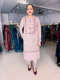 WOOLEN EMBROIDERED SUIT