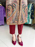 KASHMIRI KANI WORK JAMAWAR WITH WOOLEN INNER AND TROUSER