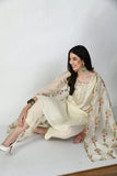 IVORY CHANDERI SUIT WITH GOTTA PATTI WORK AND BLOCK PRINTED DUPATTA