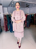 WOOLEN EMBROIDERED SUIT