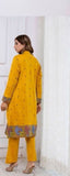 MUSTARD WOOLEN EMBROIDERED SHRUG WITH WOOLEN INNER AND TROUSER