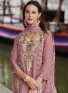 PINK PAKISTANI STYLE ORGANZA SUIT