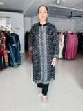 BLACK WOOLEN FULLY KASHMIRI EMBROIDERED SUIT