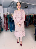 WOOLEN EMBROIDERED SUIT