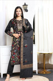 BLACK VALVET FULLY EMBROIDERED PARTY WEAR SUIT