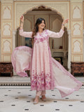 LILAC COLOUR PRINTED COTTON ANGRAKHA ANARKALI SUIT