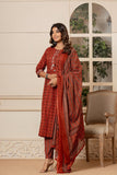 RUST COTTON KURTA SET