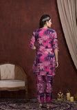 PINK AND PURPLE CHINON DESIGNER CO-ORD SET