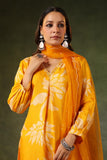 SUNLIGHT YELLOW SILK SUIT