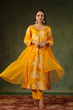 SUNLIGHT YELLOW SILK SUIT