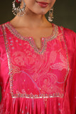 BLUSH PINK SILK EMBROIDERED SUIT