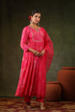 BLUSH PINK SILK EMBROIDERED SUIT