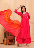 RANI PINK SILK SHARARA SUIT