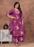 FALSA COLOUR COTTON PRINTED SUIT