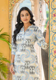 BLUE PRINTED ONLY KURTA