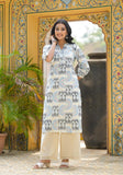 BLUE PRINTED ONLY KURTA