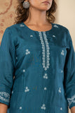 FEROZI EMBROIDERED SILK SUIT