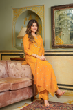 GOLD SHIMMER BANDHEJ SUIT SET