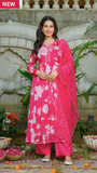 Bright Pink Chinnon Suit Set