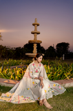 Ivory Bloom Chanderi Suit Set