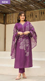Plum Petals Suit Set