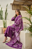 Plum Petals Suit Set