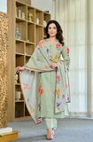 Mint Blossom Suit Set