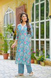 Sky Blue Muslin Set