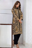 BEAUTIFUL WOOLEN KASHMIRI EMBROIDERED SET WITH DETACHABLE SHRUG