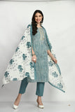 POWDER BLUE STRIPPED COTTON SUIT