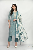 POWDER BLUE STRIPPED COTTON SUIT