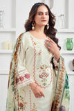 IVORY PREMIUM EMBROIDERED PAKISTANI SUIT